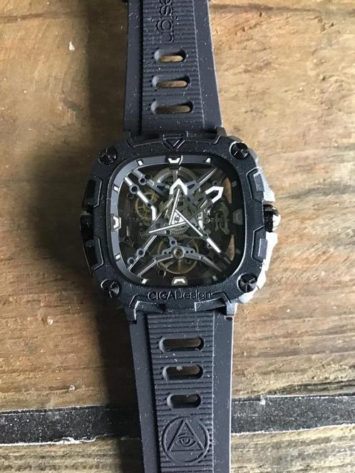 Ciga Design, Sieraden, Tassen en Uiterlijk, Horloges | Heren, Zo goed als nieuw, Polshorloge, Overige merken, Kunststof, Kunststof