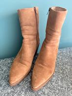 Via Vai Cognac Suède Enkellaarsjes, Kleding | Dames, Schoenen, Via Vai, Bruin, Lage of Enkellaarzen, Ophalen of Verzenden