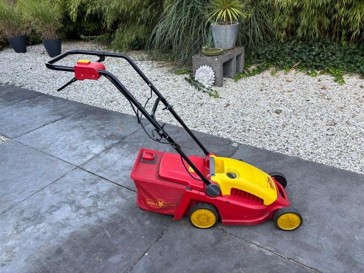 Wolf Garten Elektrische Grasmaaier, Tuin en Terras, Grasmaaiers, Gebruikt, Elektrische grasmaaier, 30 t/m 39 cm, Cirkelmaaier