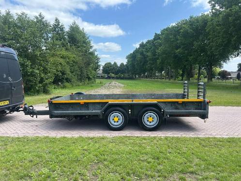 VELDHUIZEN Aanhanger dieplader 7.2 TON LUCHTREMMEN, Auto diversen, Aanhangers en Bagagewagens, Gebruikt