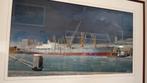 Informatie gezocht schilderij MS Katendrecht, Verzamelen, Scheepvaart, Ophalen of Verzenden, Kaart, Foto of Prent