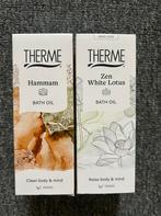 Therme Badolie Set - Hammam & Zen Lotus, Ophalen of Verzenden, Nieuw, Bad & Douche
