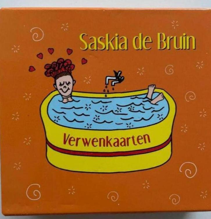 Verwenkaarten - Saskia de Bruin - ZGAN, Boeken, Esoterie en Spiritualiteit, Zo goed als nieuw, Overige typen, Tarot of Kaarten leggen