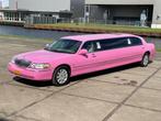 Lincoln Town Car 4.6 Limousine Pink LPG, Auto's, Lincoln, Te koop, LPG, Automaat, Beige