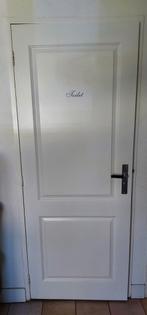 Witte binnendeur, Doe-het-zelf en Verbouw, Deuren en Horren, Ophalen, 80 tot 100 cm, Binnendeur, Zo goed als nieuw