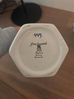 Flora Keramiek Vaas Delfts Polychroom Handwerk, Ophalen of Verzenden