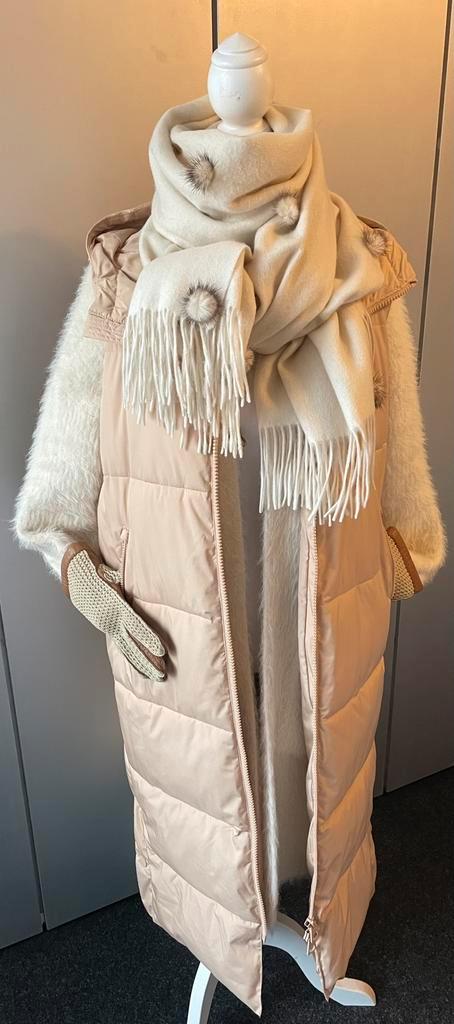 Lange Bodywarmer!!, Kleding | Dames, Bodywarmers, Zo goed als nieuw, Maat 42/44 (L), Beige, Verzenden
