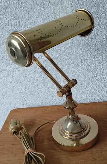 Klassieke bankier of notaris lamp - bureaulamp/werklamp beschikbaar voor biedingen