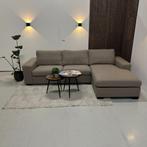 Beige hoekbank - Proffesioneel gereinigd, Ophalen, 250 tot 300 cm, Gebruikt, Hoekbank