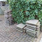 Gratis 45 grindtegels op te halen, Tuin en Terras, Ophalen, Gebruikt, Grind, Terrastegels