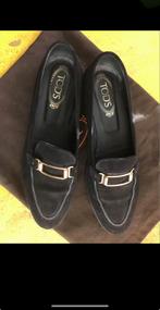 Tod’s zwarte suede dames schoenen maat 41, Ophalen of Verzenden, Zo goed als nieuw, Tod’s, Instappers