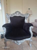 Mooie barok-stoel, hoogte 120 cm. Breed 90 cm, Huis en Inrichting, Ophalen, Hout, Gebruikt, Barok