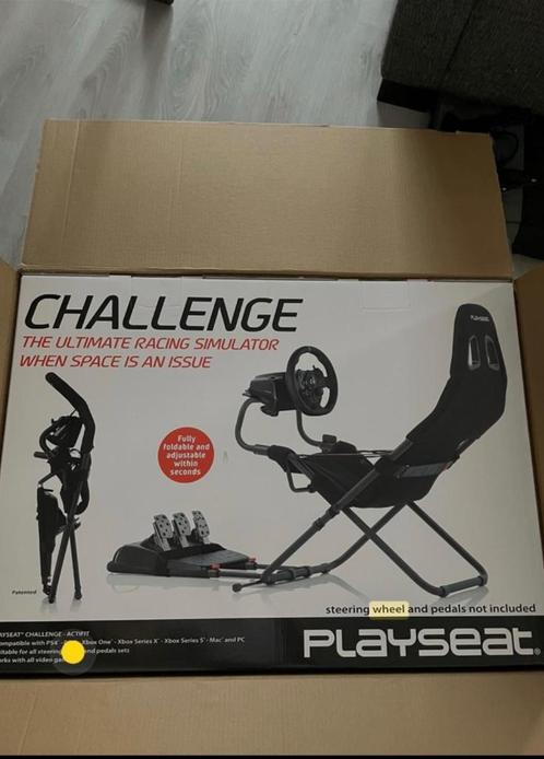 Logitech GT29 racingstuur en Challenger playseat, Spelcomputers en Games, Spelcomputers | Sony PlayStation Consoles | Accessoires