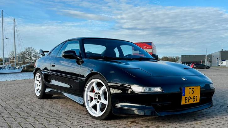 Toyota MR2 2.0 GTI T-bar 1998 Zwart, Auto's, Toyota, Particulier, MR2, ABS, Centrale vergrendeling, Elektrische buitenspiegels