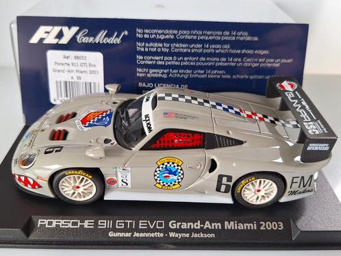Fly Porsche 911 Gt1 Evo Grand -Am Miami 2003 A59, Kinderen en Baby's, Speelgoed | Racebanen, Nieuw, Racebaan, Elektrisch, Overige merken