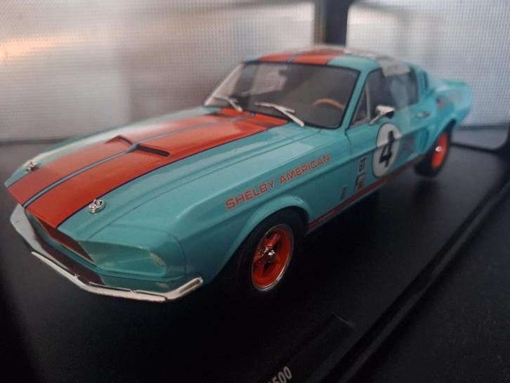Ford Mustang Shelby GT500 #4 1967 Schaal 1:18, Hobby en Vrije tijd, Modelauto's | 1:18, Nieuw, Auto, Solido, Ophalen of Verzenden