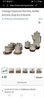 Vintage espresso servies compleet, Ophalen of Verzenden