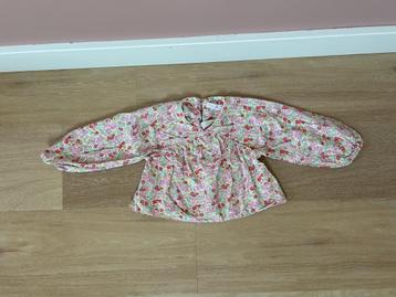 Blouse met bloemenprint, Zara, maat 92 / 98 beschikbaar voor biedingen