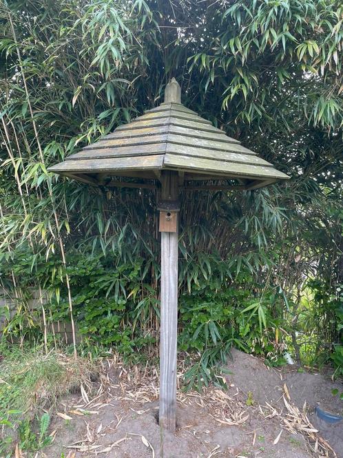 Houten tuinprieel / afdak - 2,8 meter hoog, Tuin en Terras, Overkappingen, Gebruikt, Tuinpaviljoen, Ophalen