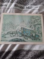 Oude Anton Pieck Prent, Verzamelen, Ophalen of Verzenden, Voor 1920, Gelopen, Noord-Holland