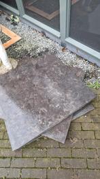 hardsteen tegels 80 x 80 x 3 cm, Gebruikt, Ophalen of Verzenden, Terrastegels, Natuursteen