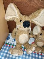 2 x Icare muis knuffel 37 cm en 24 cm thuismuis, Ophalen of Verzenden, Gebruikt, Overige typen