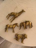 Goude kerst hangers dieren, Diversen, Kerst, Ophalen of Verzenden, Zo goed als nieuw