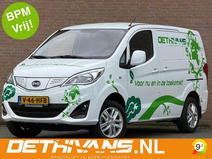 BYD ETP3 100% Elektrisch / DemoKorting / Direct rijden, Auto's, Bestelauto's, Bedrijf, Lease, ABS, Achteruitrijcamera, Airbags