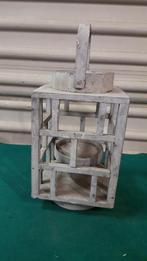 lantaarn hout grijs, Huis en Inrichting, Woonaccessoires | Overige, Ophalen of Verzenden, 'T Olde Gre-j, Info@toldegrej.nl, Endepoelstraat 20f Didam