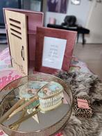 Vintage Haarborstel Set + Decoratie, Ophalen of Verzenden, Gebruikt