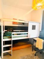 Halfhoogslaper met half dakje, Kinderen en Baby's, Kinderkamer | Stapelbedden en Hoogslapers, Ophalen, Gebruikt, Halfhoogslaper