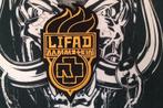 Rammstein vrij mooie en nieuwe shaped Lifad patch 27, Verzamelen, Muziek, Artiesten en Beroemdheden, Verzenden, Nieuw, Kleding