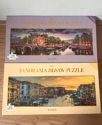 2 Panorama puzzels, Ophalen of Verzenden, 500 t/m 1500 stukjes, Zo goed als nieuw, Legpuzzel