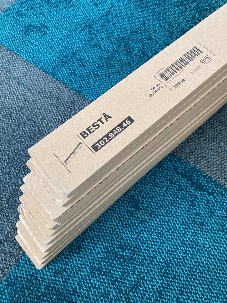 10x Ikea Besta wandrail / ophangsysteem, Huis en Inrichting, Kasten | Wandmeubels, Nieuw, Minder dan 100 cm, Minder dan 150 cm