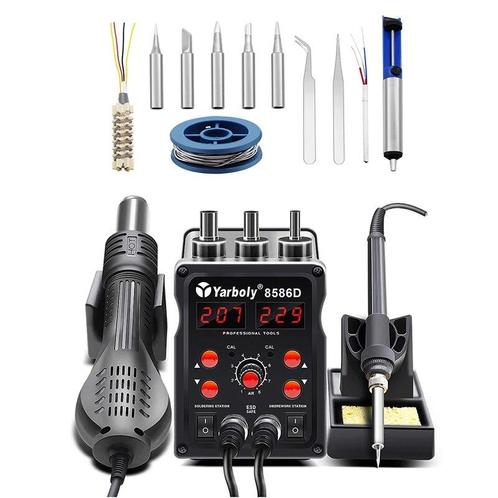 Soldeer Station Solderen Heat Air Gun - Lassen, Doe-het-zelf en Verbouw, Gereedschap | Lasapparaten, Nieuw, Overige typen, Verzenden