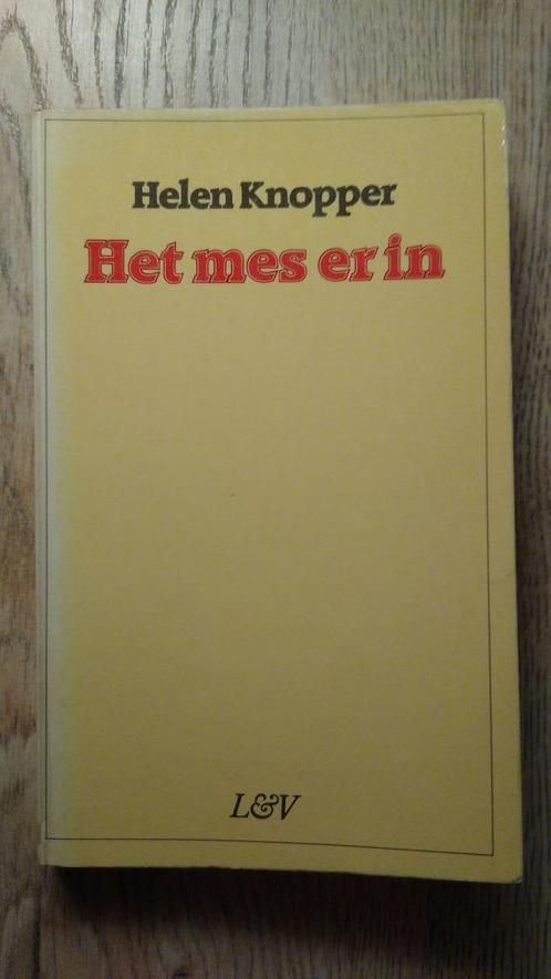 Het mes erin	- Helen Knopper, Boeken, Romans, Zo goed als nieuw, Nederland, Ophalen of Verzenden