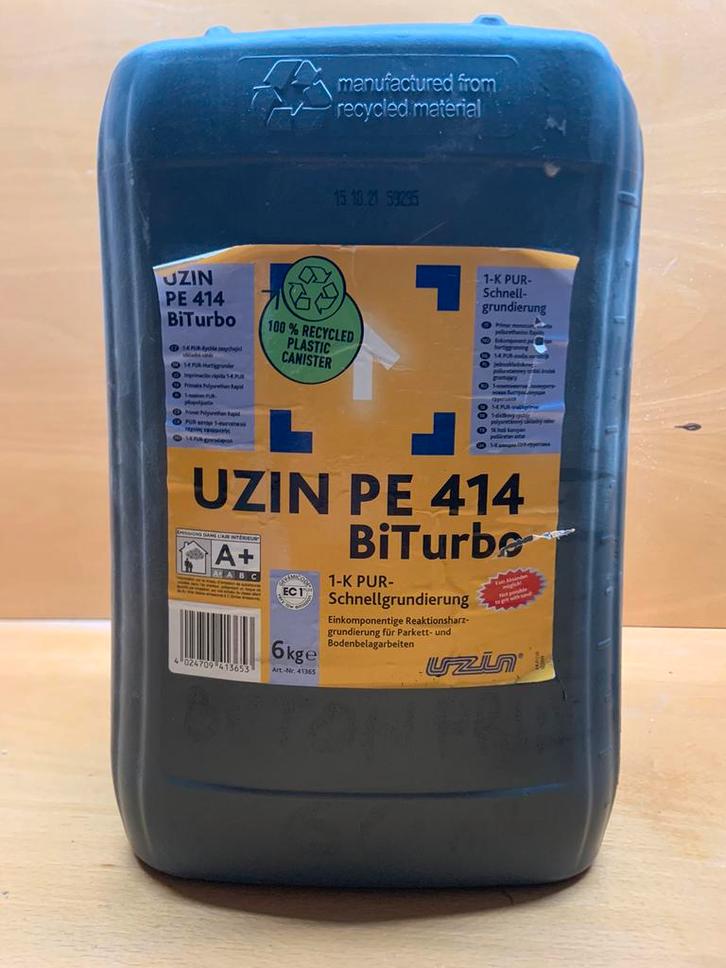 2x UZIN PE 414 TURBO | PRIMER & VOCHTSCHERM, Doe-het-zelf en Verbouw, Vloerdelen en Plavuizen, Nieuw, Vloerdelen of -planken, Overige materialen