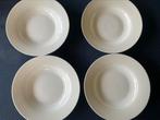 4 diepe borden cashmere /wit/ porselein, Huis en Inrichting, Keuken | Servies, Ophalen of Verzenden
