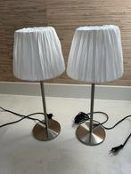 2 tafel lampjes incl spaarlamp., Ophalen of Verzenden, Zo goed als nieuw, Minder dan 50 cm
