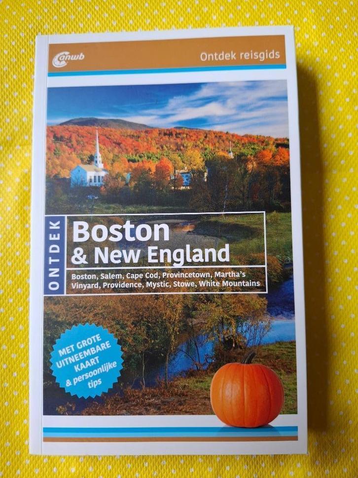 ANWB ontdek reisgids Boston & New England + kaart, Boeken, Reisgidsen, Gelezen, Reisgids of -boek, Noord-Amerika, ANWB, Ophalen of Verzenden