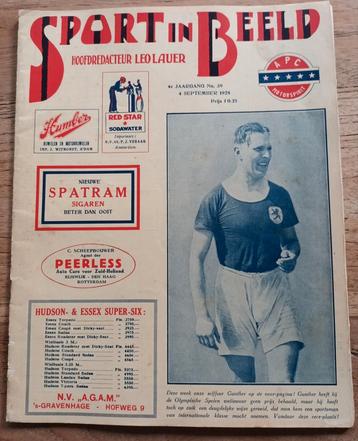 Tijdschrift Sport in Beeld 1928  Olympische Spelen Feyenoord beschikbaar voor biedingen