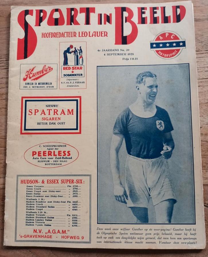 Tijdschrift Sport in Beeld 1928  Olympische Spelen Feyenoord, Verzamelen, Sportartikelen en Voetbal, Feyenoord, Verzenden