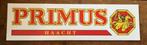 PRIMUS BIER reclamebordje, Verzamelen, Ophalen of Verzenden, Reclamebord, Plaat of Schild, Overige merken