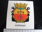 sticker kortenaer logo wapen embleem leger fregat, Verzenden, Zo goed als nieuw, Bedrijf of Vereniging