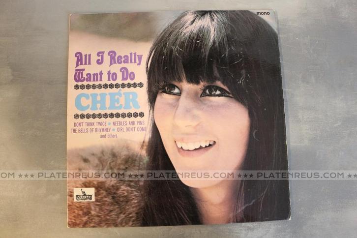 LP Chér – All I Really Want To Do ( 1965 Poprock ) 3571, Cd's en Dvd's, Vinyl | Rock, Gebruikt, Poprock, 12 inch, Ophalen of Verzenden