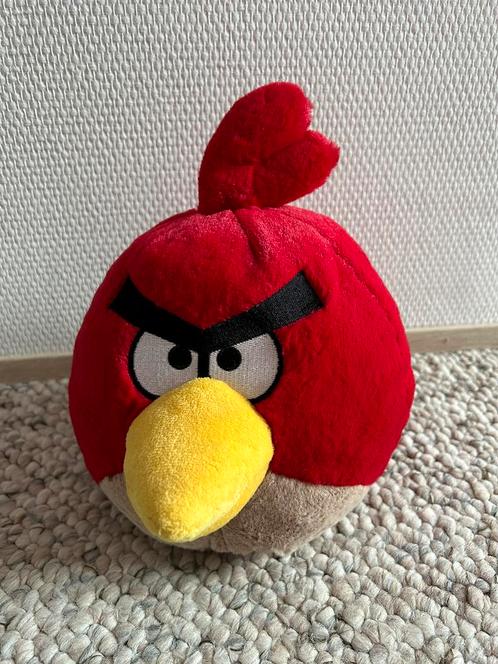 Knuffel Angry Bird rood, Kinderen en Baby's, Speelgoed | Knuffels en Pluche, Nieuw, Ophalen of Verzenden