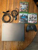 Xbox one X + controller + 3 games, Online, 1 speler, Zo goed als nieuw, Vanaf 3 jaar