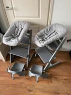 🧡1of2 Storm Grey Stokke Tripp Trapp Newborn Babyset 🩵, Kinderen en Baby's, Kinderstoelen, Ophalen, Zo goed als nieuw, Meegroeistoel