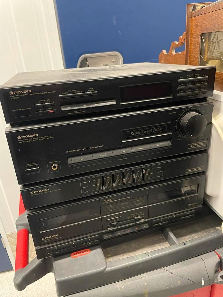Pioneer Stereo Set - Tuner, Versterker, Equalizer, Cassette, Audio, Tv en Foto, Stereo-sets, Gebruikt, Cassettedeck, Cd-speler