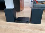 Acoustic Research luidsprekers inclusief versterker, Ophalen, Gebruikt, Front, Rear of Stereo speakers, Overige merken